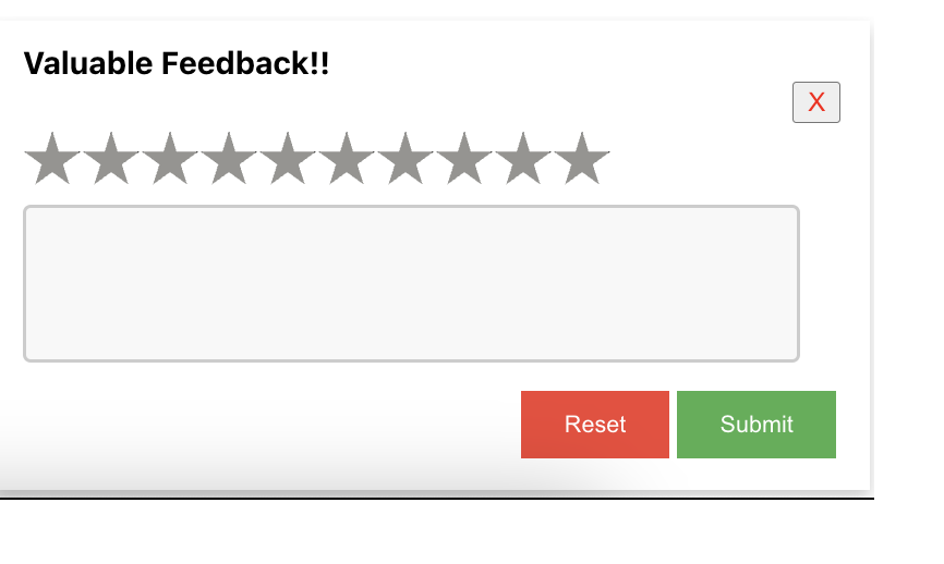 Meiyappan Feedback Widget